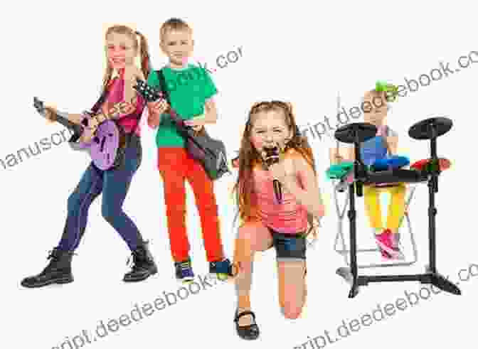 A Group Of Children Singing And Playing Instruments The Great Big Of Children S Songs