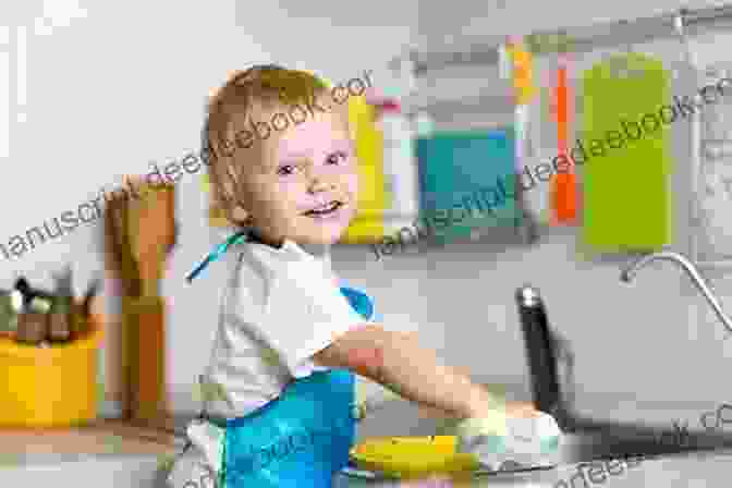 A Group Of Children Washing Dishes Together In The Kitchen I Do Chores (Children S Easy Readers)