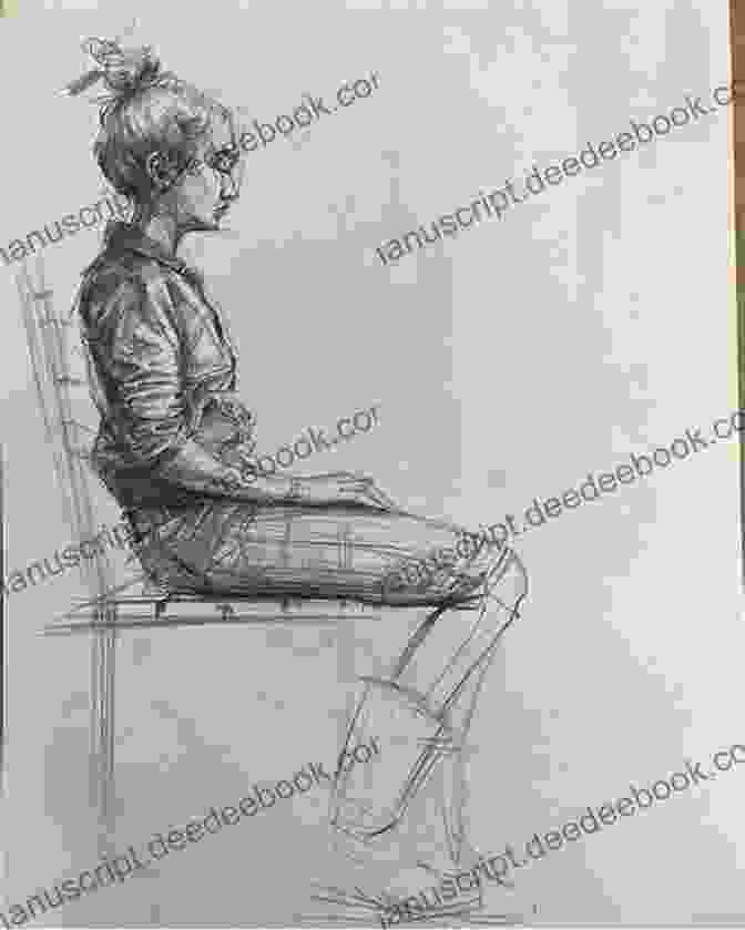 A Human Figure Study By Lauren Mackay Depicting A Seated Woman With Her Head In Her Hands. The Figure Is Rendered In A Soft, Realistic Style, With Attention To Detail In The Anatomy And Expression. Human Figure Study Lauren Mackay