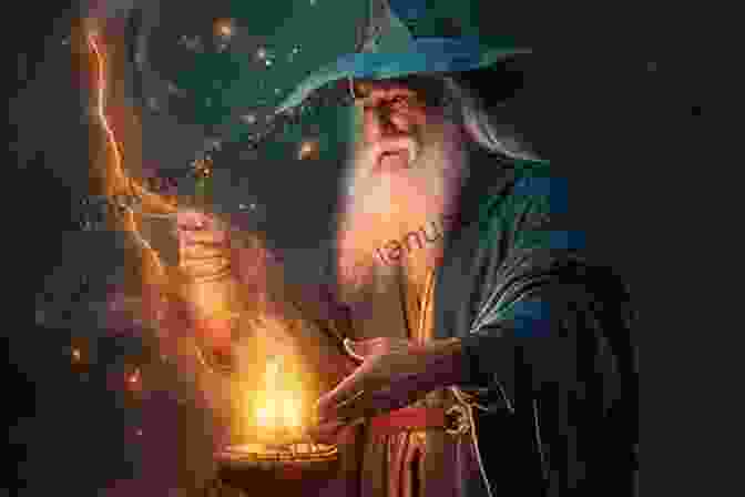 A Medieval Scene With A Wizard Casting A Spell Without Words The: A Fable Of Medieval Magic