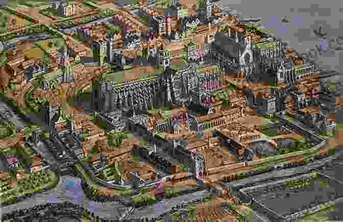 A Painting Of Medieval Westminster With Its Impressive Abbey And Royal Palaces London: The Novel Edward Rutherfurd
