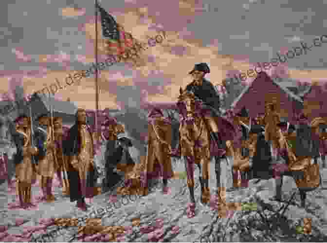 A Painting Of The Battle Of Valley Forge, Circa 1778. Captain Michael Weitzel Is Depicted In The Foreground Treating The Wounded. The Weitzel Family And The American Revolution: Diary Of A Family And A Nation