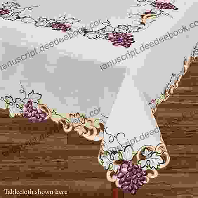 An Embroidered Italian Tablecloth Featuring Traditional Motifs Of Grapes And Vines Embroidered Stories: Interpreting Women S Domestic Needlework From The Italian Diaspora