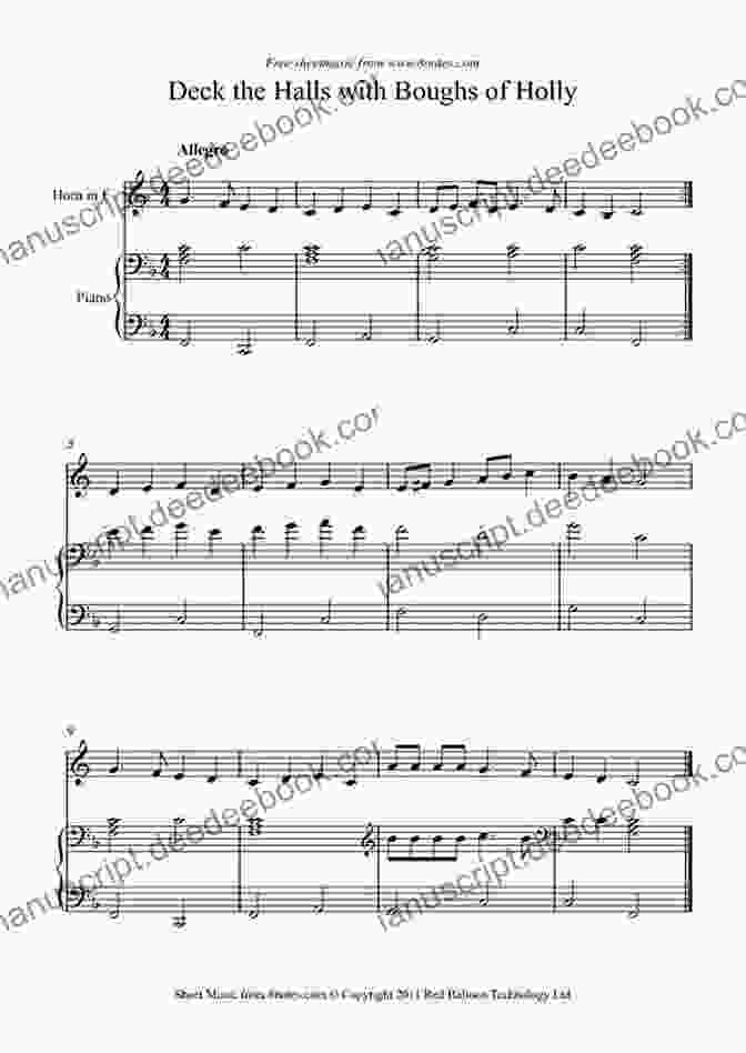 Deck The Halls Christmas Duet For French Horn 25 Christmas Duets For French Horn In F VOL 2: Easy For Beginner/intermediate