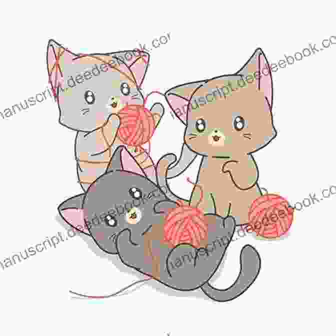 Illustration Of Three Little Kittens Playing With A Ball Of Yarn Three Little Kittens (Kathryn The Grape Let S Read Together Series)