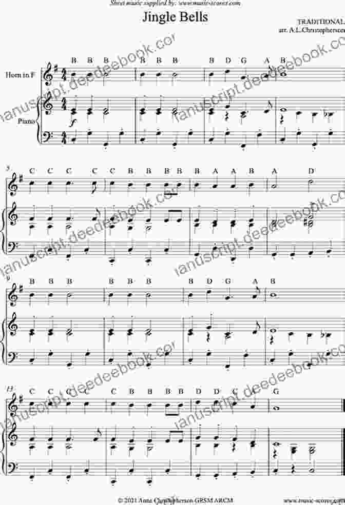 Jingle Bells Christmas Duet For French Horn 25 Christmas Duets For French Horn In F VOL 2: Easy For Beginner/intermediate
