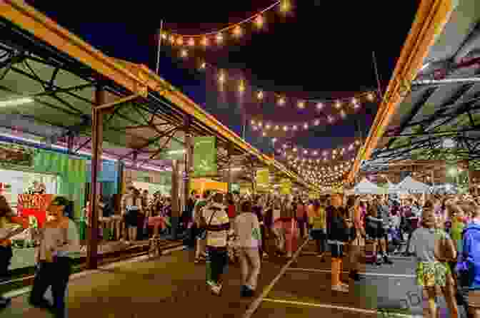 Lively Community Festival With Food Stalls And Entertainment The Town Of Clark