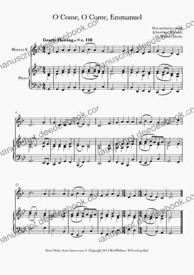 O Come, O Come, Emmanuel Christmas Duet For French Horn 25 Christmas Duets For French Horn In F VOL 2: Easy For Beginner/intermediate