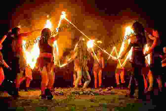 People Gathering Around A Bonfire During Samhain Celebrations Samhain Goddess (Daughter Of Winter 5)