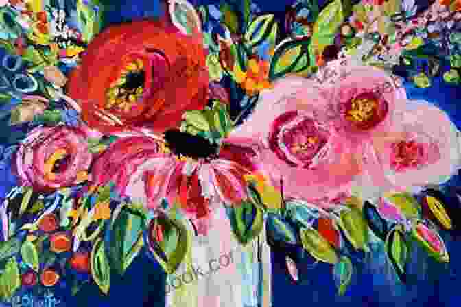 Roses Mega Square Lisa Jo Sagolla Tapestry, An Abstract Floral Artwork Featuring Bold Hues And Intricate Details. Roses (Mega Square) Lisa Jo Sagolla