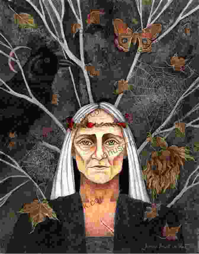 Samhain Goddess Depicted As A Crone Like Figure With A Key Samhain Goddess (Daughter Of Winter 5)