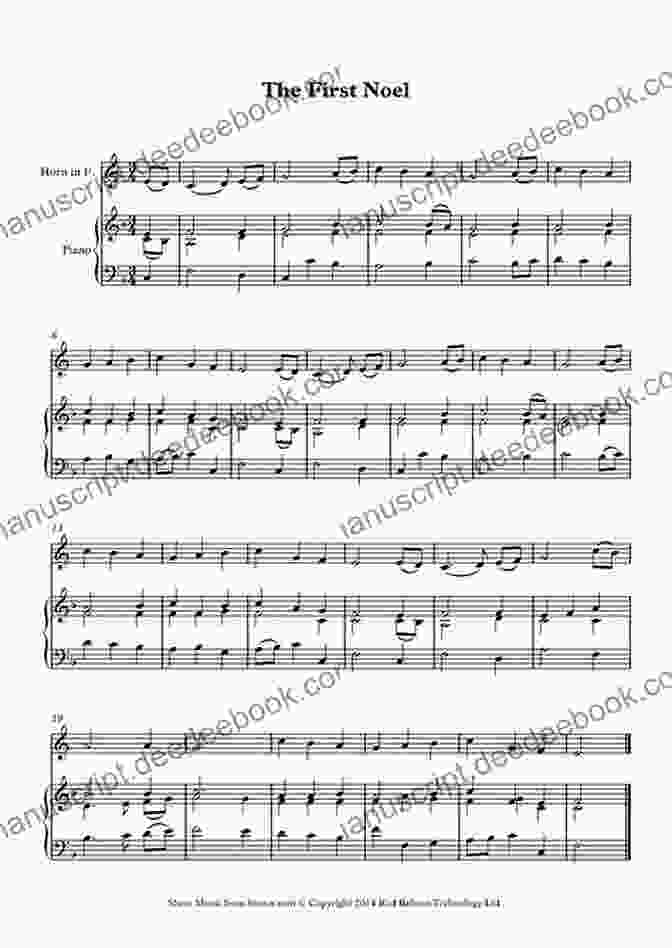 The First Noel Christmas Duet For French Horn 25 Christmas Duets For French Horn In F VOL 2: Easy For Beginner/intermediate